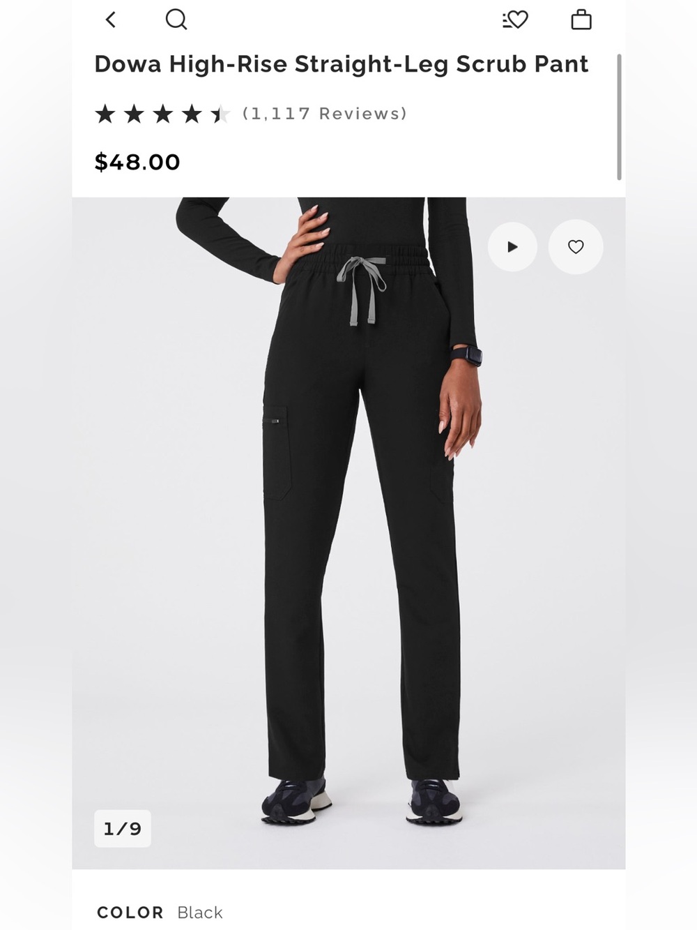 FIGS Dowa size small scrub pants